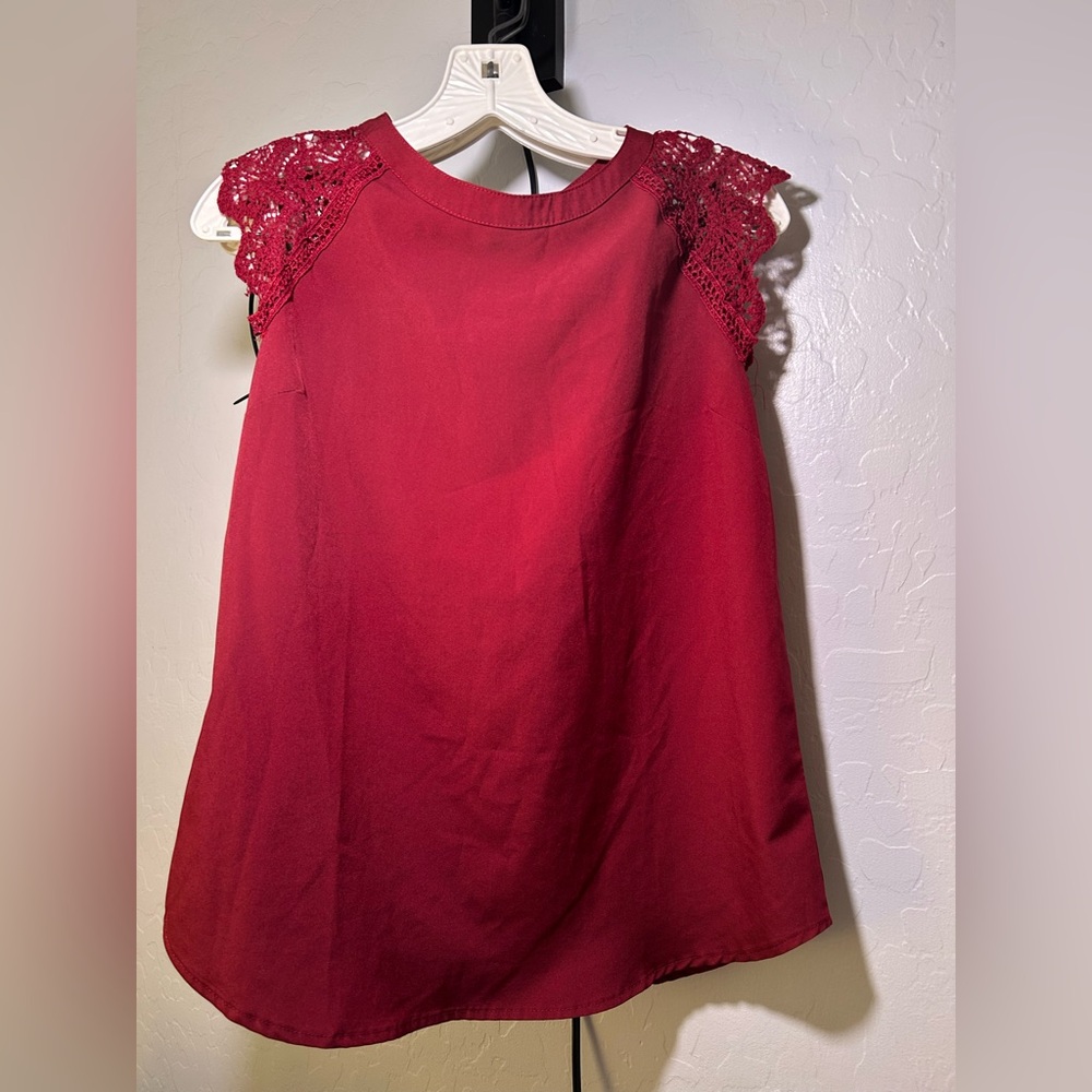 Burgundy Blouse